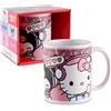 Coriex Tazza Hello Kitty 350ml - Tazza in ceramica con manico Kuromi Charmmy Kitty Rosa - Design ufficiale Sanrio - Regalo per bambini e fan - Tazza da caffè/bicchiere