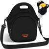 Desing Wish Borsa Termica Porta Pranzo Busta Termic Porta Pranzo Termico Merenda Borsa Portapranzo Borse Termiche Borsetta Borsa Frigo Piccola Lunch Bag per Uomo Donna con Spallacci e Tasche