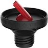 Termolar Tappo a doppia azione a vite con beccuccio per thermos (nero/rosso, plastica)