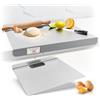 Goeasyoii Piastra in acciaio inox da cucina, tagliere in acciaio inox, protege piano di lavoro cucina con bordo di arresto, tagliere per impastare in acciaio inox per pane e pizza (altezza 2 cm) (50 x 40 cm)
