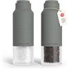 LARS NYSØM Set di Macina Sale e Pepe Set - Macinasale e Macinapepe Manuale | Set di Macinini per Sale e Pepe in Acciaio Inox con Macina Regolabile - Macinino per Pepe e Sale Manuale - Bottiglia Design