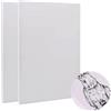 SEABABOO 2Pcs Linoleum Per Incisione A4 Spessore 3Mm Linoleum Per Incisione Fogli Di Gomma Piastre In Gomma Per Stampa Linoleum per Incidere Di Timbri Artigianali Fai-Da-Te (Bianco, A4)