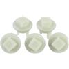 KIMISS per Mum5 Accessori Tungsten Black Putty White Plastic 5Pcs Home Kitchen Parti per Tritacarne Manicotto per Ingranaggi in Plastica Adatto per