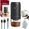 HOTUT Macinacaffè Elettrico, Macina Caffè Portatile a Batteria con Macina Conica in Ceramica, 40 Impostazioni Regolabili, USB Ricaricabile Macinacaffè Senza Fili per Viaggi Campeggio Ufficio Espresso