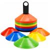 OUTDOORN 20x Delimitatori Colorati, Accessori per Allenamento di Calcio e Slalom - Accessori per Allenamento all'aperto