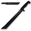 Xforst Machete Xforst MREC con lama sega, lunghezza totale 53 cm. Con impugnatura antiscivolo in gomma e lama fissa. Per attività all'aperto, sopravvivenza e bushcraft.