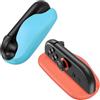MMOBIEL Base per Controller Mouse da Gioco per Nintendo Switch 2 Set 2 Supporti Portatili per Joy-Con - Impugnature Ergonomiche per Modalità Mouse - Maggiore Precisione e Protezione - Rosso/Blu