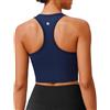 PINSPARK Reggiseno Sportivo da Donna Senza Ferretto, Imbottito, con Coppe Removibili, Push-Up Schiena Incrociata, Traspirante, Top Corti Senza Cuciture, Jogging, Yoga, Fitness