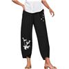 BGFIPAJG Pantaloni Donna Comodi Taglie Forti Pantaloni Eleganti Donna Vita Alta Nero Pantaloni Palazzo Donna Invernali Pantaloni Yoga Donna Vita Alta Pantaloni in Pelle Donna