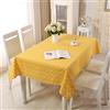 Homxi Tovaglia Decorativa Tavolo Rettangolare 140 W x 220 L CM,Tovaglia Tavolo Sposa Giallo Motivo Geometrico Cotone