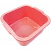 Ecoplast | Bacinella Plastica Quadrata 13 Lt, Colori Assortiti Lavanda/Rosa/Azzurro/Verde, 31,5x30,5x14,5, Made in Italy