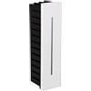 LEDKIA LIGHTING Segnapasso da Parete LED in Alluminio Rettangolare Per Esterni Wabi Lineare Bianco 2700K Bianco Caldo