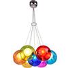 Wylolik Nordic palloncino colorato di vetro LED lampada a sospensione paralume della sfera sala da pranzo camera Hanging Light Room bambini lampadario regolabile cavo apparecchio for illuminazione Dec