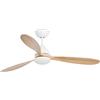 FARO BARCELONA 33524 - POROS LED Ventilatore da soffitto bianco con motore DC