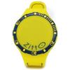 Zitto Watch Active Orologio in silicone quadrante led - Waterproof (Solar Yellow, Grande(44 mm diam. cassa))