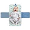 Baby Polar Gear Polar Gear - Fasciatoio portatile con tasche alate per salviette e pannolini, lavabile in lavatrice, con tasca frontale, maniglia e clip per passeggino