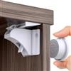 Kimsky Blocca Cassetti per Bambini, Kimsky 12 Serrature + 3 Chiavi Blocco di Sicurezza Magnetico Per Bambini, Chiudi Cassetti Bambini con Adesivo Nessun Trapano Necessario, Bianca