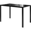 Vicco tavolo da pranzo Grand, Nero, 120 x 75 cm
