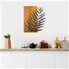 Wallity Dipinta a mano, accessorio decorativo da parete, in legno, 58 x 50 x 3 cm, 100% legno (3 cm) e metallo (1,5 mm), varianti di colore uniche per decorazioni eleganti per la casa