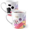 Paladone - Tazza a variazione termica Pennywise, da 350 ml, in ceramica, per caffè, tè o cioccolata calda, regalo per gli appassionati di film horror, licenza ufficiale IT the Movie