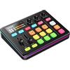 SINWE G1 Pro Gaming Audio Mixer: interfaccia audio RGB con Bluetooth, XLR/48V alimentazione phantom, regolatore fader e mute per streaming live, podcasting, gaming (PC/console) - Non adatto per microfoni