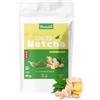 Biomatea Matcha tè allo zenzero 50 g - Ceremonial Grade dal Giappone - Tè verde Premium con zenzero giapponese in polvere Ginger - Primo raccolto, Superfood, Vegano, senza zucchero, Energia Boost