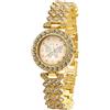 HALUKAKAH Orologio con Diamanti per Ragazze,Adolescenti,Bambine - Placcato in Oro 18 Carati,Quadrante 29mm con Motivo Farfalla,Quarzo Giapponese - Lunghezza 19,5cm - per Compleanni,Feste