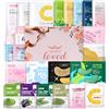 LAIKOU 24 pezzi Kit di Bellezza per Ragazze Maschere per il Viso, con 3 Patch Idratanti + 5 Maschere Notte Viso + 6 Maschera di Fango + 4 Creme + Patch Occhi e Labbra