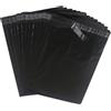 HVDHYY Buste per Spedizioni Vinted 50cmX60cm 10pcs Pacchi per Spedizioni Vinted Grandi Impermeabile Inviolabile Autoadesivo Buste per Spedizione di Plastica Vestiti, Indumento, Scarpe e Libri Nero