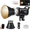 Godox SL60II-Bi SL-60W Upgraded CRI 96+,TLCI 97+ LED Video Light Bi-colour Daylight Continuous light 2800-6500K Max.75W Bowens Mount New APP Control with 11-FX effects Remote control