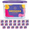 DRYBOSS Pack X 20 Deumidificatore Per Armadio Assorbi Umidità Antimuffa Sacchetti Anti Umidità Per Cassetti, Casa, Armadi E Vestiti Elimina Odori E Muffa Bustine Deumidificanti Con Cristalli Di Sale