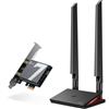 TP-Link Archer TBE550E WiFi Card for PC, Tri-Band BE9300 Wi-Fi 7 Bluetooth 5.4 P