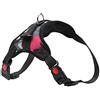 feiling Pettorina per cani, in nylon No-Pull, regolabile, per cani di taglia piccola, media e grande, riflettente, colore rosa mimetico