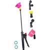JISADER Spruzzatore Retrattile Spruzzatore d'Acqua Spruzzatore a Bacchetta Asta di prolunga per irrigazione di Piante sospese, Fisso 50cm 5 Ugello