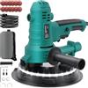 VELPAX Levigatrice Per Muro 800 W,1200-2300r/min Levigatrice a Secco, conLuce LED, Aspirazione Polvere Automatica,Tubo Flessibile e 12 Dischi di Levigatura,Asta Telescopica