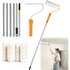 YushengTai Rullo Pittura con Asta Telescopica Regolabile 30-180cm - Kit Completo per Pittura Murale - Strumento Professionale e Lungo per Verniciare Pareti