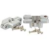 SOTECH 1 coppia di cerniere fresate VICI 60 x 13 mm angolo di apertura 180° Cerniera per porte con braccio in acciaio inox, cerniera a vite per porte di mobili