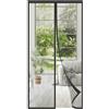 MAGICDOOR Zanzariera Magnetica per Porte, 70x210cm Fibra di Poliestere Tenda Zanzariera Porta, Robusta Traspirante Zanzariere per Finestre Chiusura Automatica per Terrazzo Camera Letto-Nero