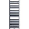 S SIENOC radiatore bagno 600 x 1600 mm Nero centrale attacco radiatore scaldasalviette asciugatore