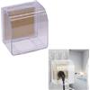 Yxmohala Copertura per prese elettriche per interruttori, prese esterne, impermeabili, autoadesive, 86 tipi, design più altezza, per bagno, casa, esterni, bianco