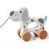 WOODENFUN Giocattolo per bambini, in legno tirare lungo giocattoli per bambini, giocattolo di sviluppo per 1 anno ragazza ragazzo regalo di compleanno