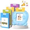 VISATOR Talking Flash Cards Schede Flash Cards Parlanti Flash Cards Flash Cards Bambini Giocattoli Educativi per Bambini 2 3 4 5 6 Anni Autismo Giochi Regali di Compleanno Giochi Montessori(Blu Tedesco)