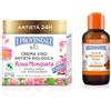 I Provenzali Bipack Crema Viso Antietà Biologica Rosa Mosqueta 50ml e Olio di mandorle Dolci Elasticizzante 55ml