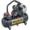 Nuair FU 227/10/12 - Compressore aria elettrico portatile monofase - Motore 2 HP - 12 lt