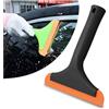CGEAMDY Spatola per Pellicole Auto, Spatola Gomma Tergivetro, Tergivetro per Auto, Tergivetros Multiuso Tergicristallo Doccia, Accessori Pulizia Universale Del Settore Automobilistico(Nero)