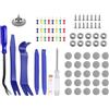 Abiyou 140PCS Vite per Riparazione Tetto Auto, Riparazione Automobilistica Rivetti, Kit Riparazione Cielo Auto, Riparazione Rivetti Pulsante, Riparazione di Tetto Fibbia, Kit Cielo Auto, per Auto