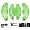 XHIKOWAT Set di 4 coperture per pinze freno rosse per posteriore in lega di alluminio compatibili con ruota 19 20 pollici (verde)