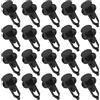 ECSiNG 20Pcs Auto Pannello Paraurti Griglia Top Trim Clip di Ricambio 742739 1608546180 Compatibile con Citroen C1 Compatibile con Toyota Aygo mancanza