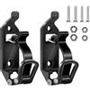 SUNOYA Supporto per Pala per Camion: 2 Pezzi Supporto per Pala per Portapacchi, Regolabile Porta Pala per Portapacchi, Portapala Da Tetto Con Viti per Camion Auto E Barche (Nero)
