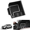 LUWU Compatibile con Renault Captur 2 2020-2024 2025 / Symbioz 2025 2026 Braccioli Portaoggetti con Tappetino Antiscivolo E-Tech Hybrid Accessori (Bianco)